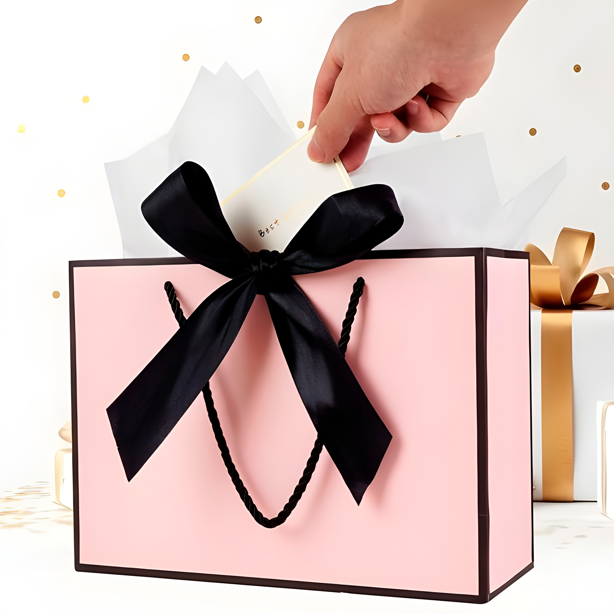 Bolsas de Lujo Unicolor para Regalo 32 X 25 X 11 CM 3