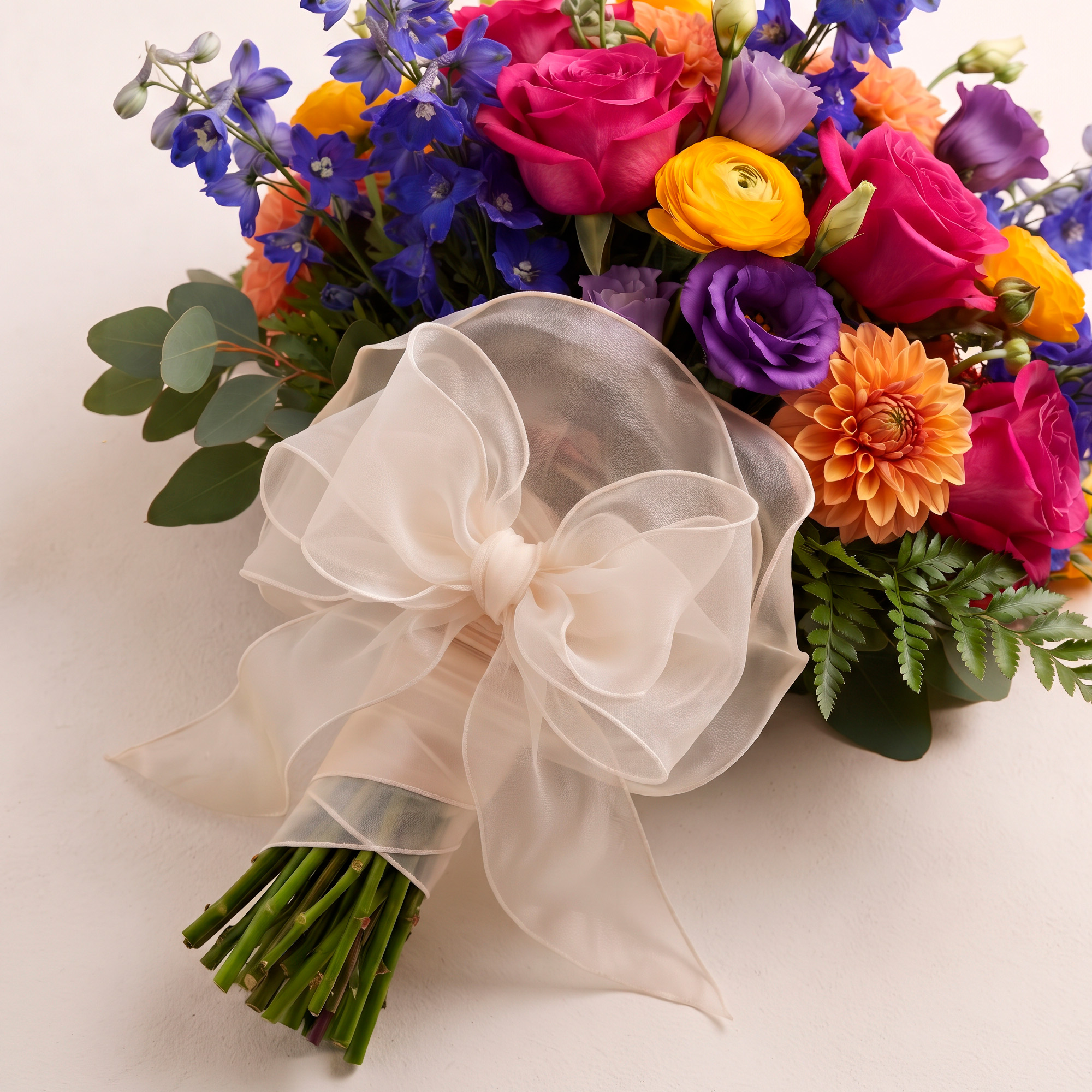 Cinta De Seda Organza Satinada Envolver Flores Regalos 4CM X 10 Mts 8