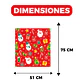 Caja con 50 Pliegos para Envolver Regalos de Navidad Al Azar Viejito Pascuero Papeles - Miniatura 2