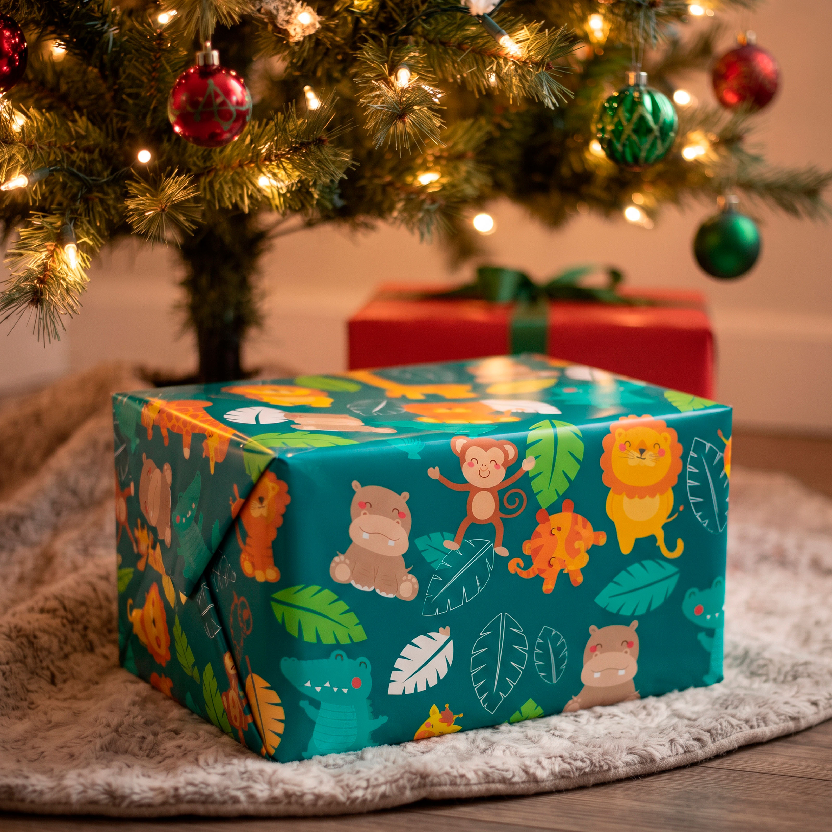 Set 50 Pliegos para Envolver Regalos de Navidad Viejito Pascuero 52X75 CM 44