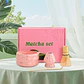 Set De Té Matcha Rosa Estilo Japonés Con Batidor Bambu Y Tazón Ceramico - Miniatura 5