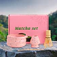 Set De Té Matcha Rosa Estilo Japonés Con Batidor Bambu Y Tazón Ceramico - Miniatura 6