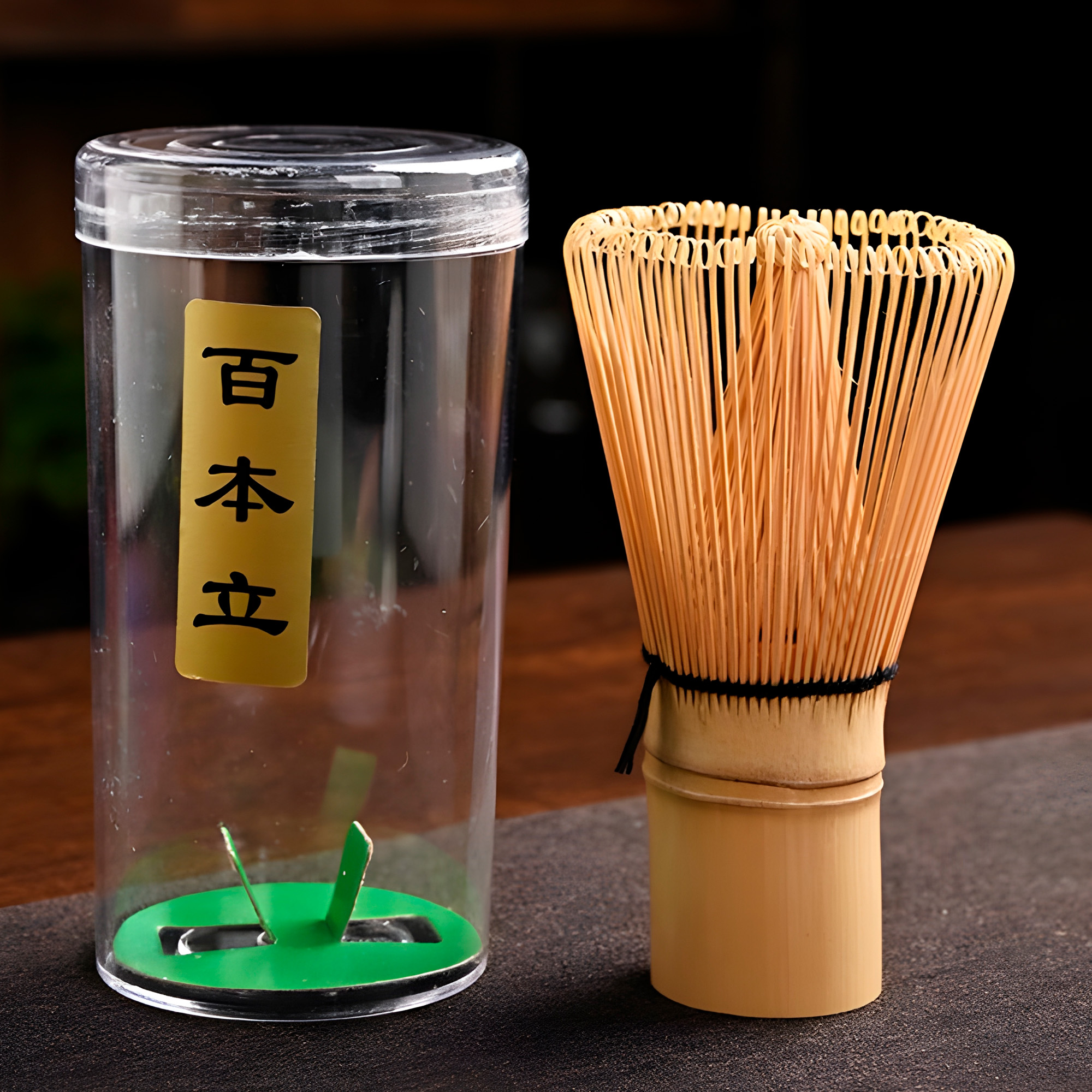 Set De Té Matcha Rosa Estilo Japonés Con Batidor Bambu Y Tazón Ceramico 7