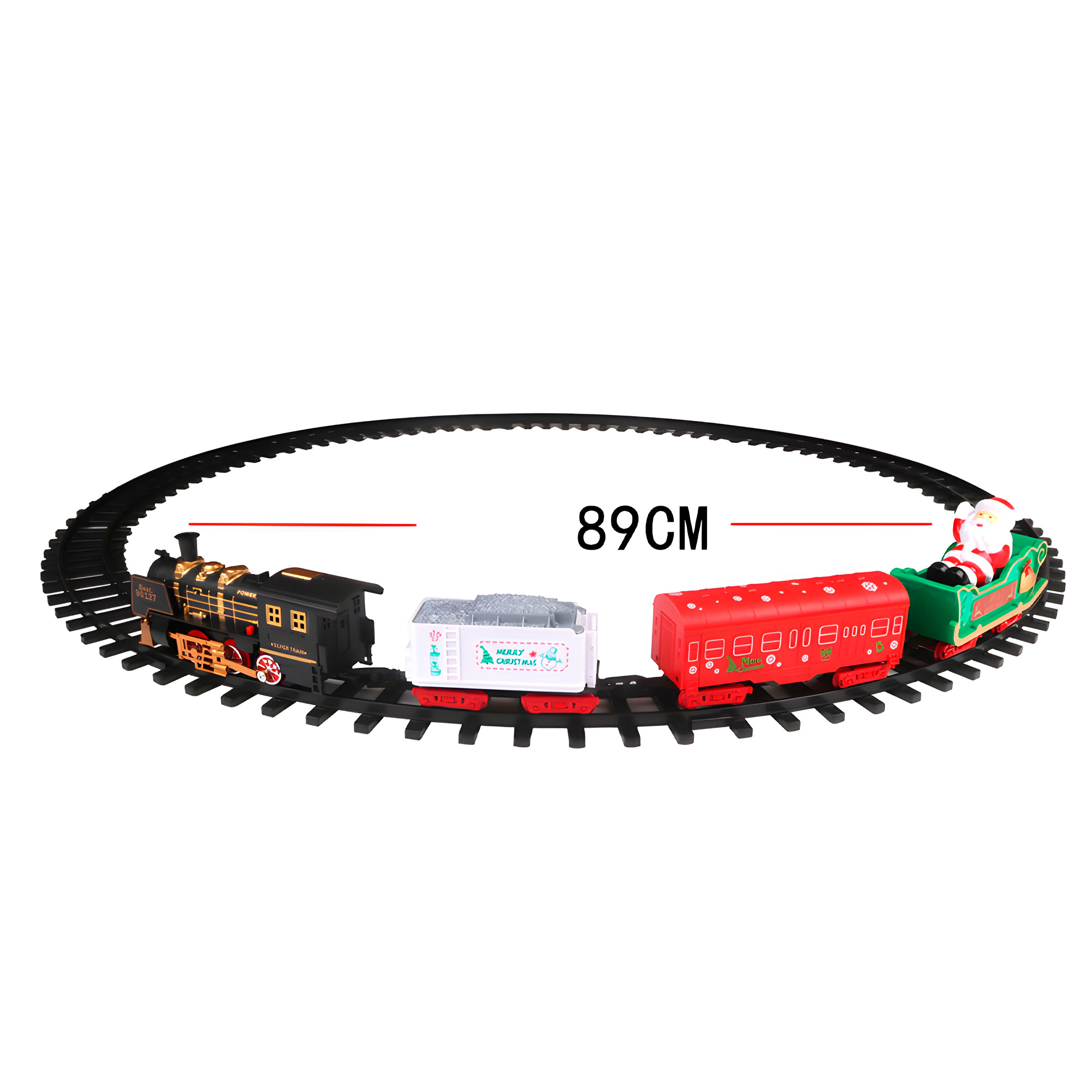 Tren Eléctrico Árbol De Navidad Sonidos festivos Luces 2