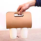 Portavasos Café Kraft 38.9X24CM Desechable Biodegradable Vasos Bebidas - Miniatura 7