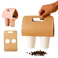 Portavasos Café Kraft 38.9X24CM Desechable Biodegradable Vasos Bebidas - Miniatura 8