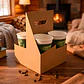 Portavasos Kraft Desechables 4 Espacios Cafe Bebidas Asas 24 X 18 X 18 CM - Miniatura 4