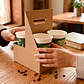 Portavasos Kraft Desechables 4 Espacios Cafe Bebidas Asas 24 X 18 X 18 CM - Miniatura 6