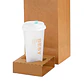 Portavasos Individual Kraft Desechables Cafe Bebidas 9.8 X 9 X 3.5 CM - Miniatura 4