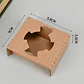 Portavasos Individual Kraft Desechables Cafe Bebidas 9.8 X 9 X 3.5 CM - Miniatura 6