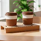 Portavasos Doble Kraft Desechables Cafe Bebidas 20 X 10.1 X 3.5CM - Miniatura 5
