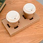 Portavasos Doble Kraft Desechables Cafe Bebidas 20 X 10.1 X 3.5CM - Miniatura 10
