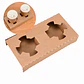 Portavasos Doble Kraft Desechables Cafe Bebidas 20 X 10.1 X 3.5CM - Miniatura 1