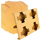 Portavasos Cuadruple Kraft Desechables Cafe Bebidas 20 X 16.6 X 3.5 CM - Miniatura 8
