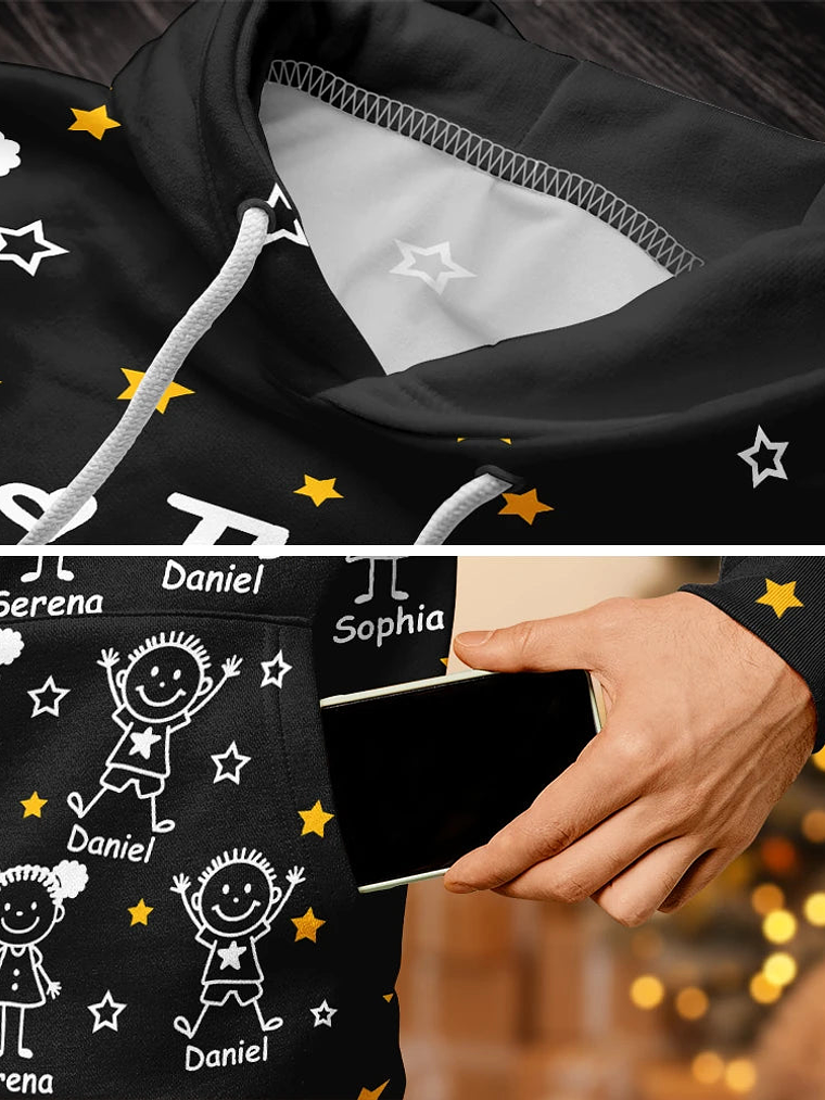 This Grandpa Grandma Belongs To Kids Pet - Personalized Pullover Hoodie 6