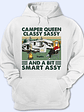 Camper Queen Classy Sassy - Gift For Camping Lovers - Personalized Custom T Shirt - Vorschaubild 1