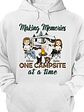 Making Memories One Campsite At A Time Dogs Camping Husband Wife - Couple Gift - Personalized Custom T Shirt - Vorschaubild 1