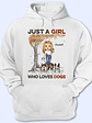 Just A Girl Who Loves Dogs - Gift For Dog Lovers - Personalized Custom T Shirt - Vorschaubild 1