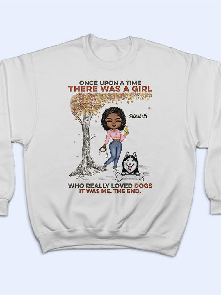 Just A Girl Who Loves Dogs - Gift For Dog Lovers - Personalized Custom T Shirt 5