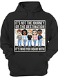 Not The Journey It's Who You Roam With Friends - BFF Bestie Gift - Personalized Custom Hoodie - Vorschaubild 1