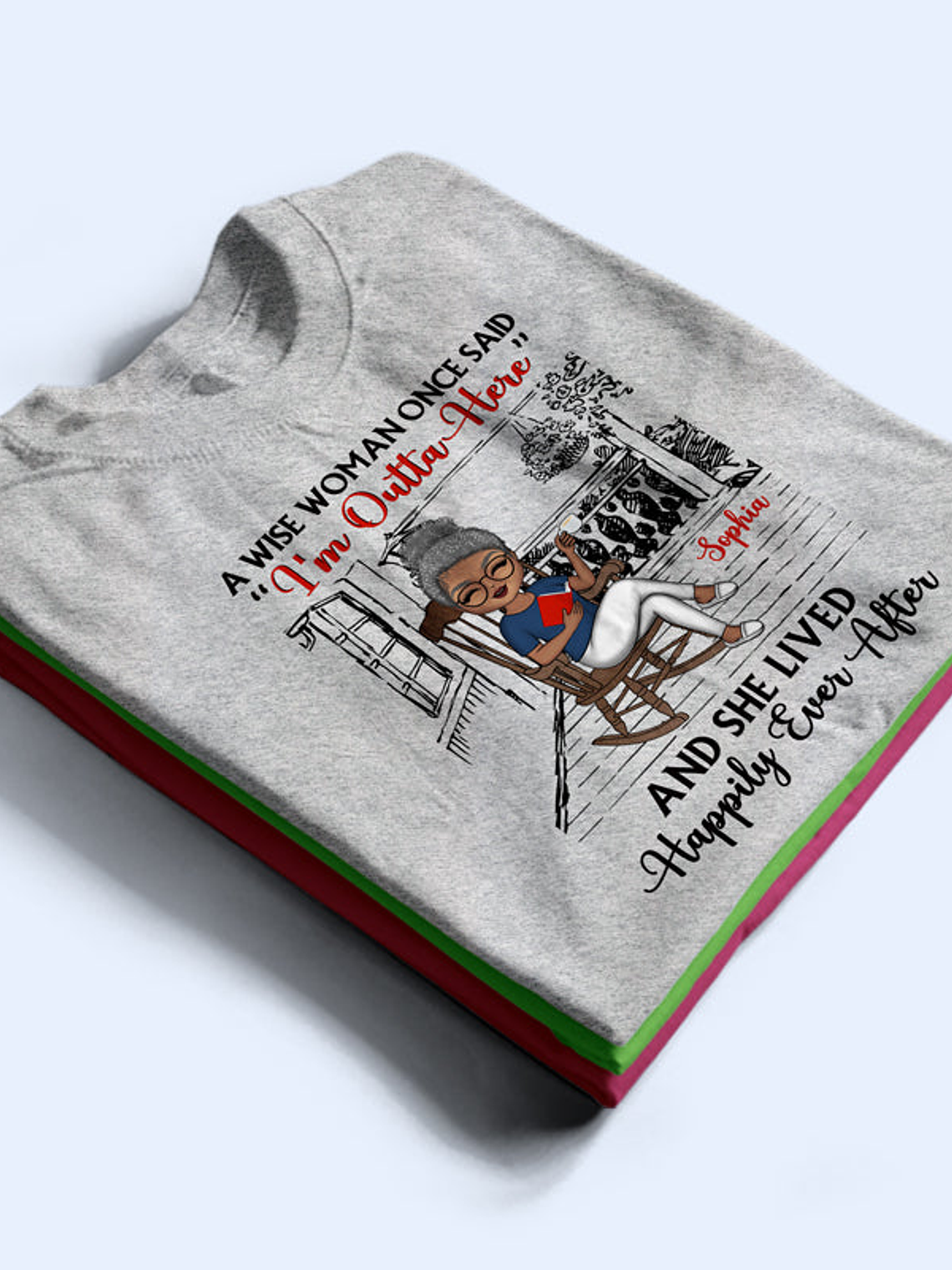 I'm Outta Here - Retirement Gift - Personalized Custom Hoodie 2