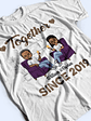 Together Since Husband Wife - Gift For Couples - Personalized Custom T Shirt - Vorschaubild 3