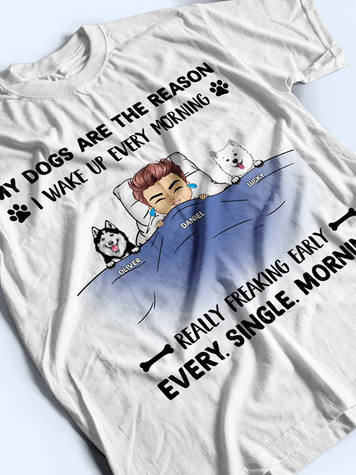 Every Single Morning - Gift For Dog And Cat Lovers - Personalized Custom Hoodie 3