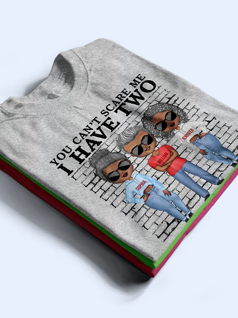 You Can't Scare Me I Have Crazy Sisters - Gift For Brothers - Personalized Custom Hoodie 5