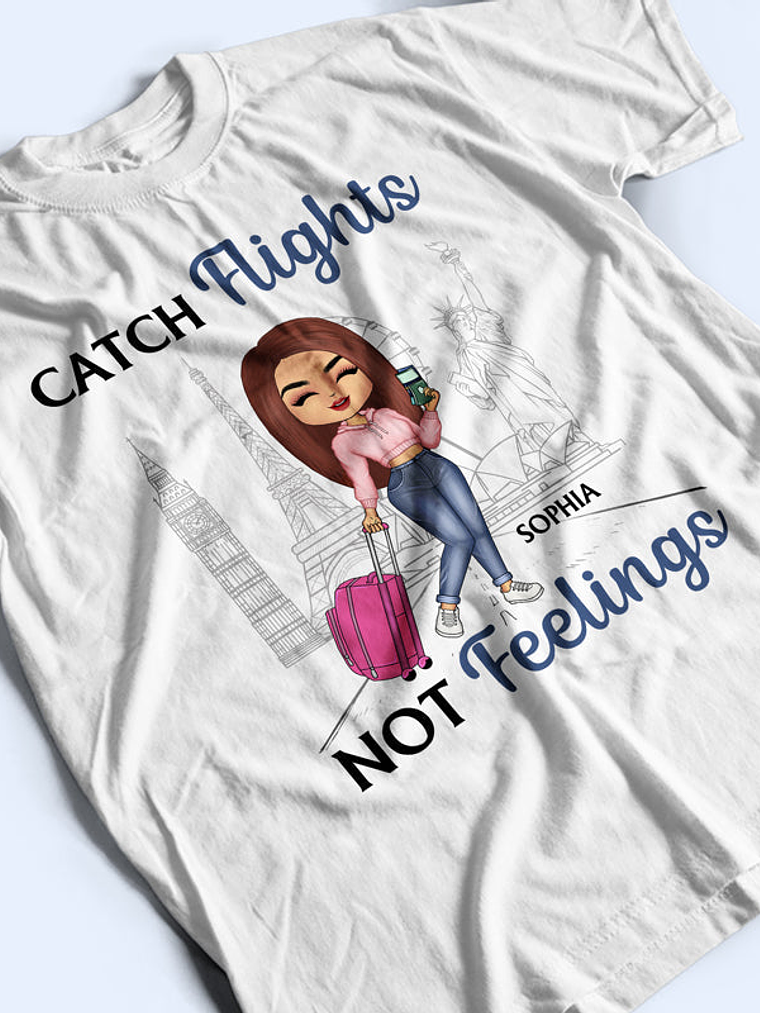 Just A Girl Who Loves Traveling - Gift For Travel Lovers - Personalized Custom Hoodie 4