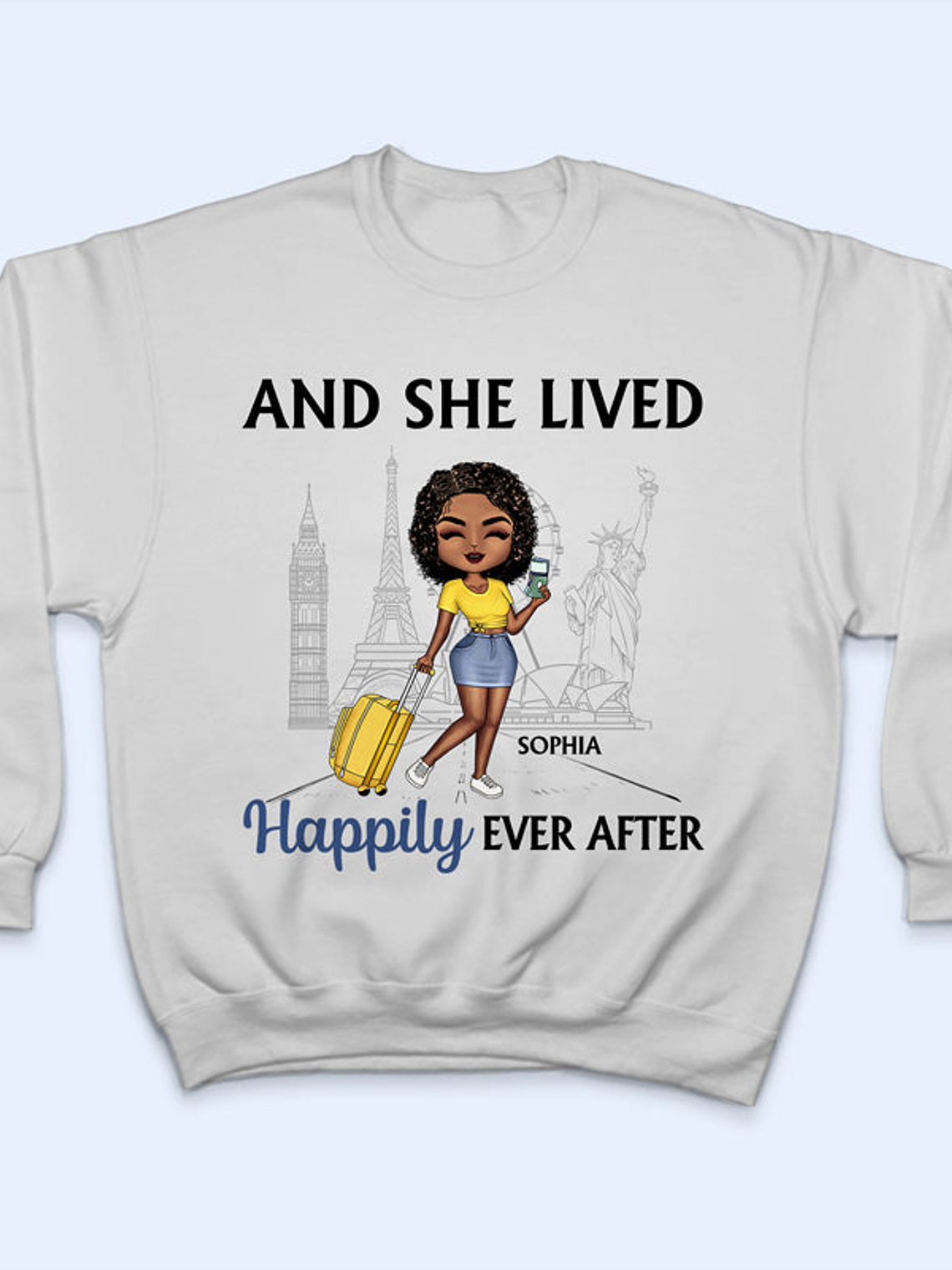 Just A Girl Who Loves Traveling - Gift For Travel Lovers - Personalized Custom Hoodie 5