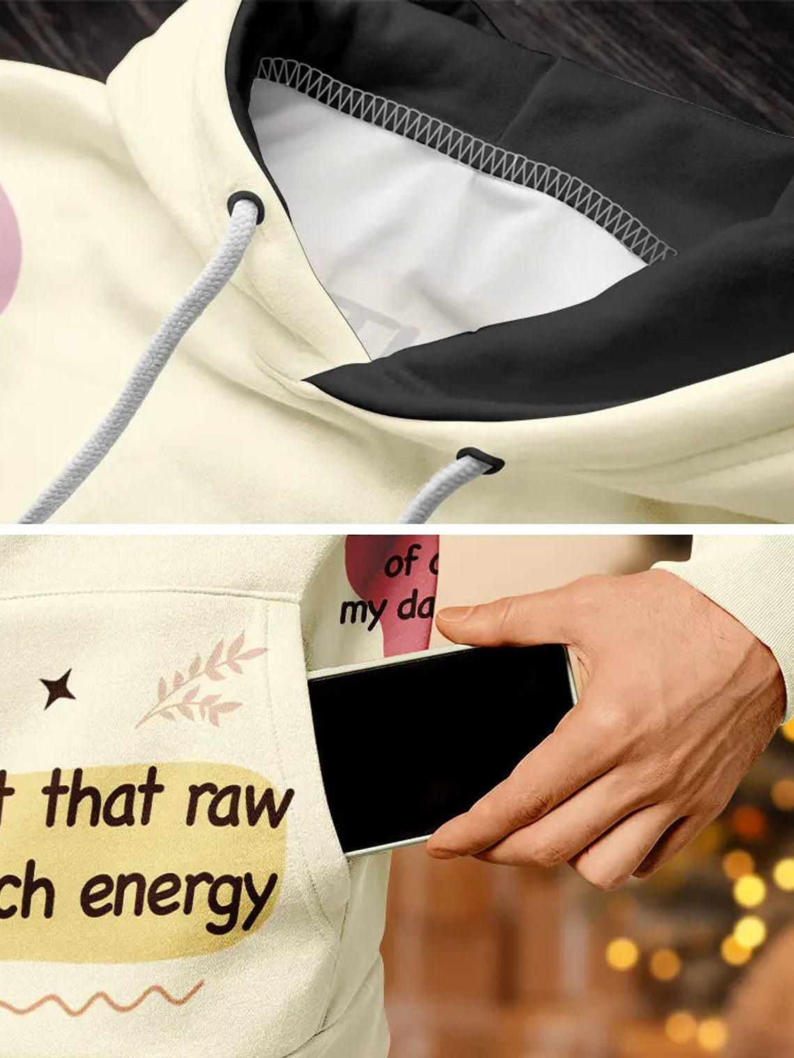 Women Everyday Affirmation Girl Power Self Claim - Personalized Pullover Hoodie 6