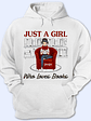 Reading Girl Just A Girl Who Loves Books - Reading Lovers - Personalized Custom Hoodie - Vorschaubild 1