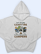 Let's Sit By The Campfire Husband Wife Camping - Couple Gift - Personalized Custom T Shirt - thumbnail 4