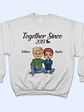 Together Since Husband Wife - Couple Gift - Personalized Custom T Shirt - Vorschaubild 5