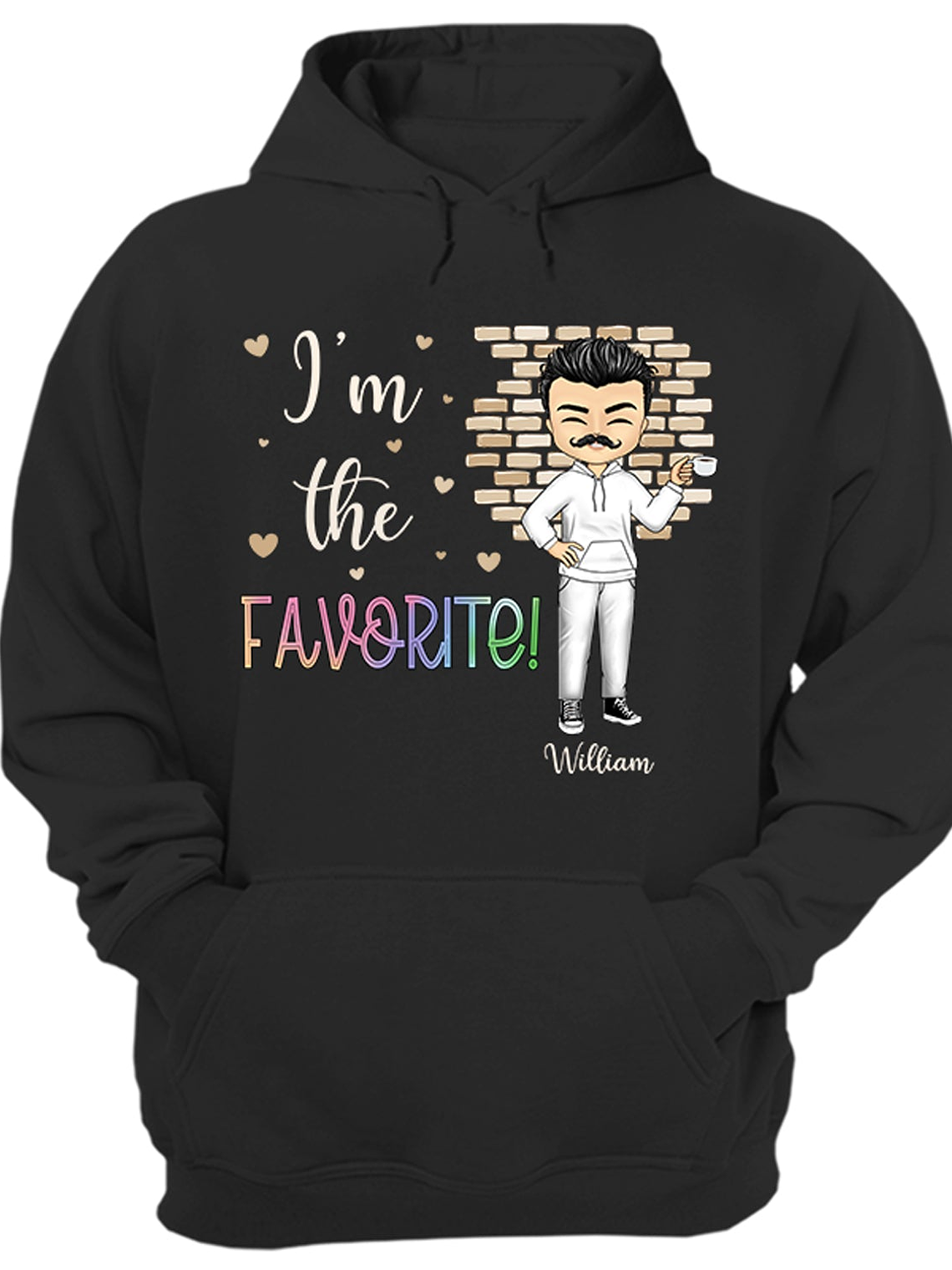 Sibling Funny I'm The Favorite - Personalized Custom Hoodie 1