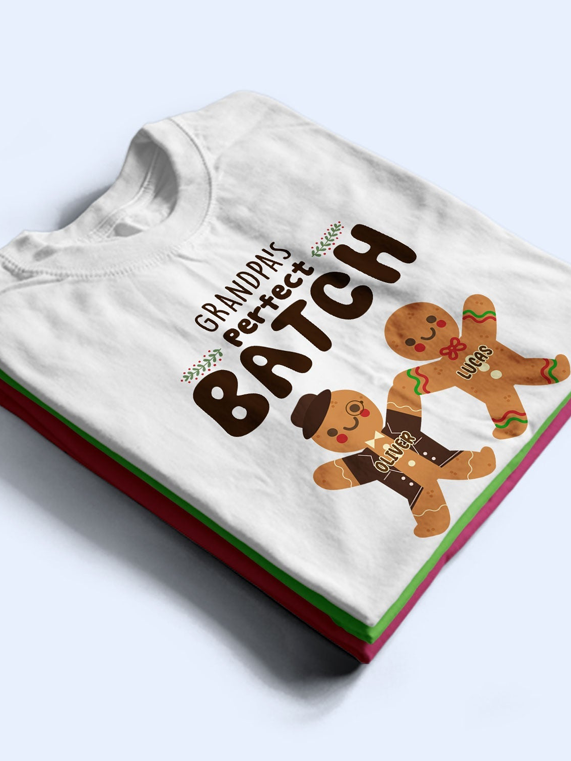 Grandma Grandpa Mom Dad Perfect Batch - Gift For Mom, Dad, Grandparents - Personalized Hoodie 2