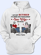I Am Not Retired I'm Under New Management See Wife For Details Husband Wife - Couple Gift - Personalized Custom T Shirt - Vorschaubild 1