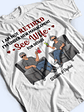 I Am Not Retired I'm Under New Management See Wife For Details Husband Wife - Couple Gift - Personalized Custom T Shirt - Vorschaubild 3