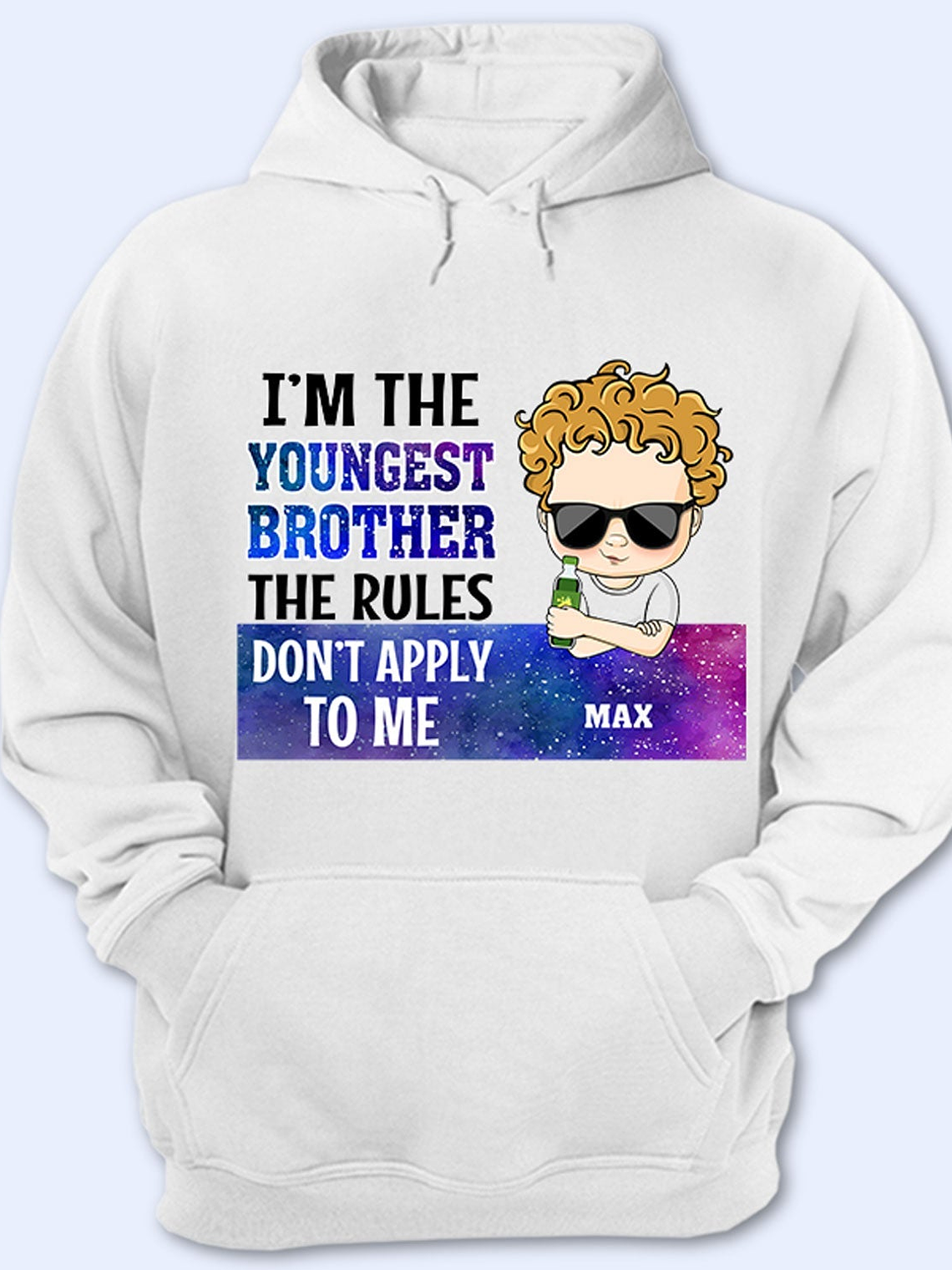 I'm The Rules Sister Brother Parent - Family Sibling Gift - Personalized Custom Hoodie 1