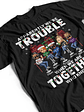 Apparently We're Trouble When We Are Together Who Knew Christmas Best Friends - Bestie BFF Gift - Personalized Custom T Shirt - Vorschaubild 3