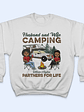 Camping Partners For Life Husband Wife - Couple Gift - Personalized Custom T Shirt - Vorschaubild 3