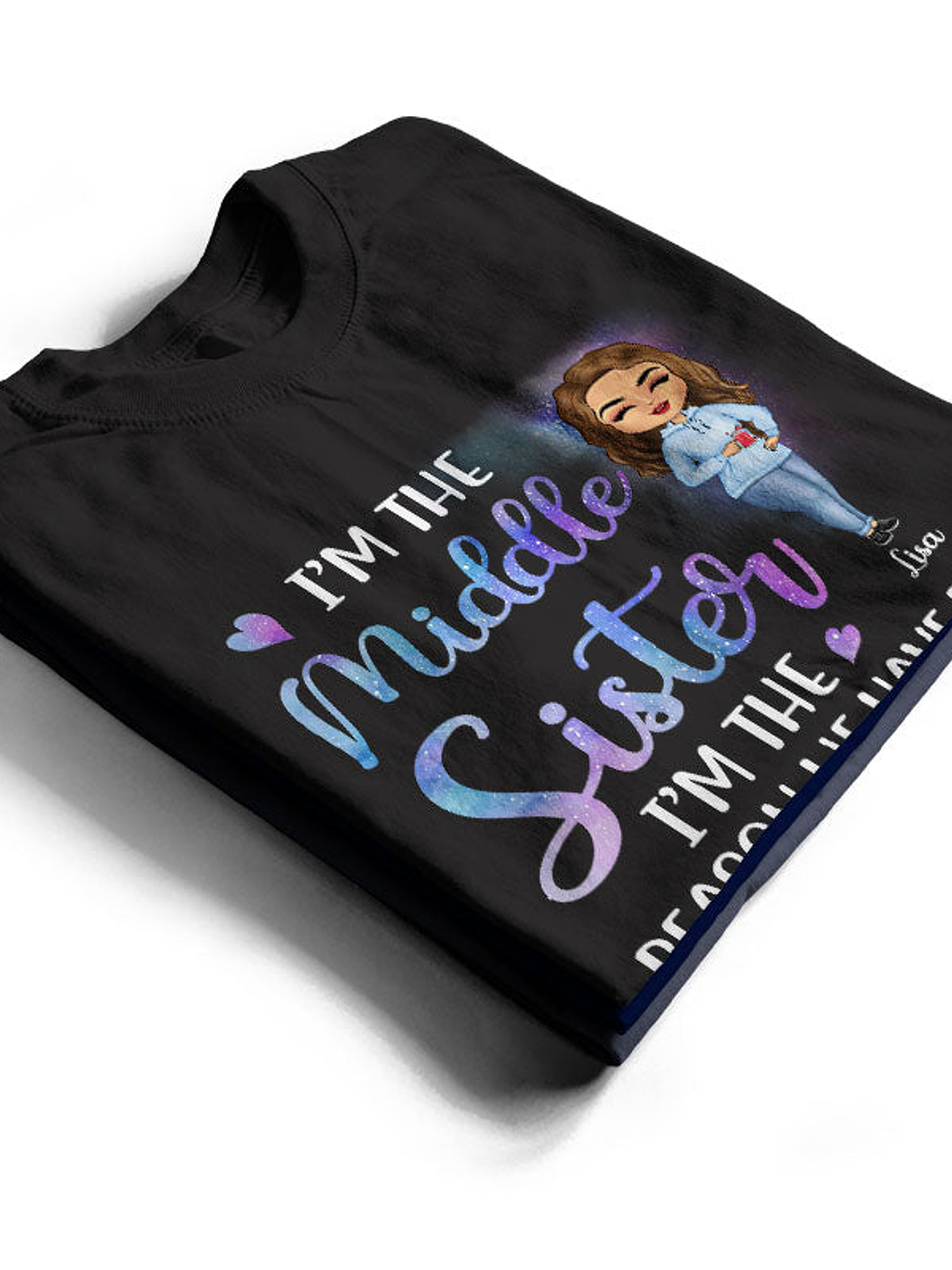I'm The Rules Sisters And Brothers - Sibling Family Gift - Personalized Custom T Shirt 2