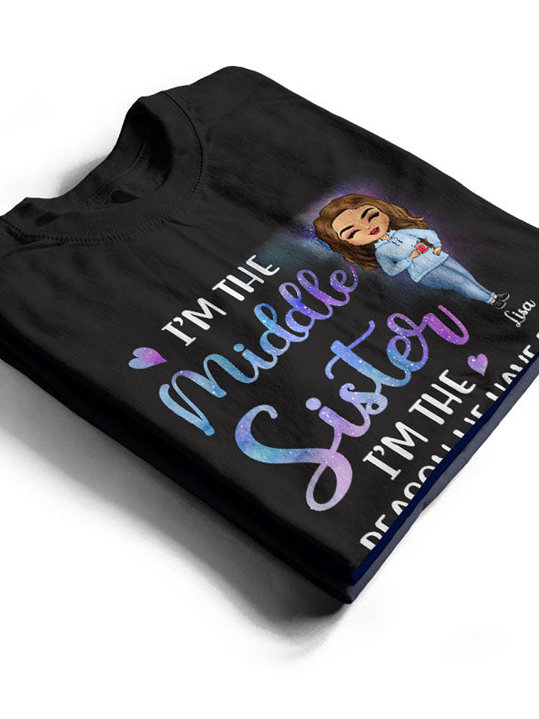 I'm The Rules Sisters And Brothers - Sibling Family Gift - Personalized Custom T Shirt 2
