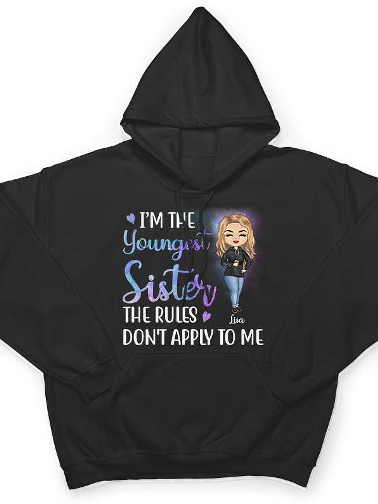 I'm The Rules Sisters And Brothers - Sibling Family Gift - Personalized Custom T Shirt 4