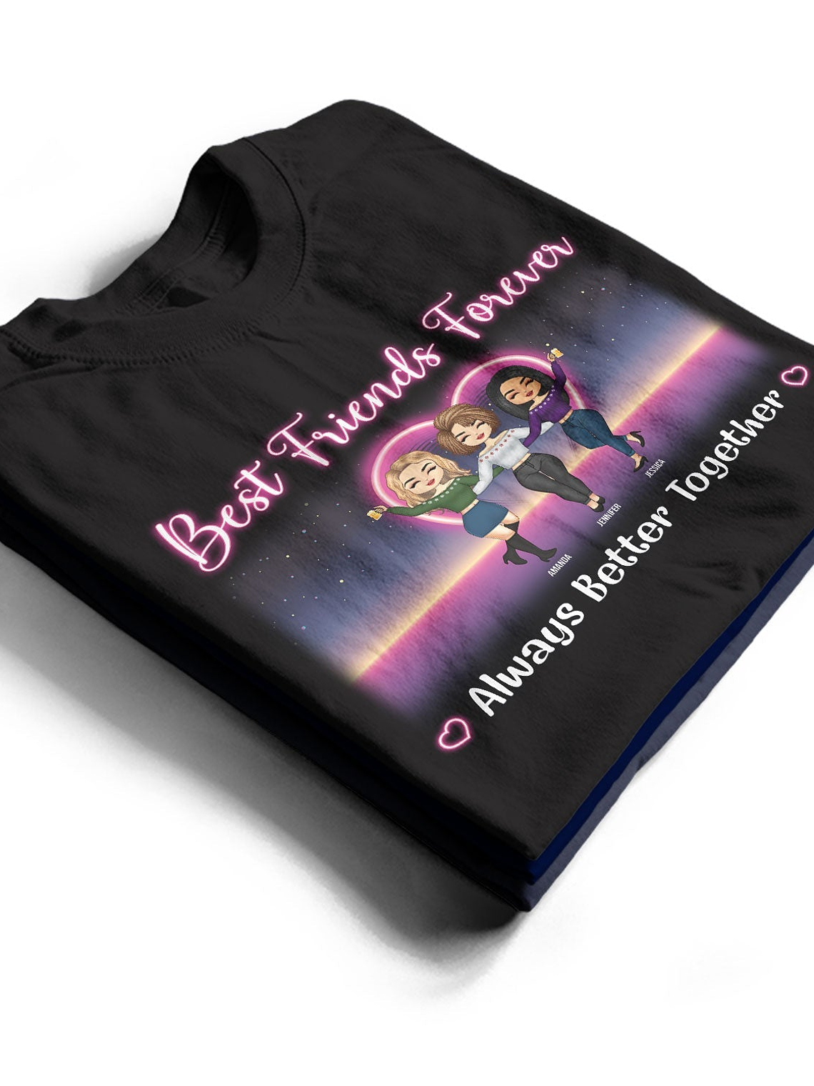 I'm Crazy You Should See Me With Best Friends - Birthday Gifts For Friends, Besties, Soul Sisters, BFF - Personalized Custom T Shirt 2