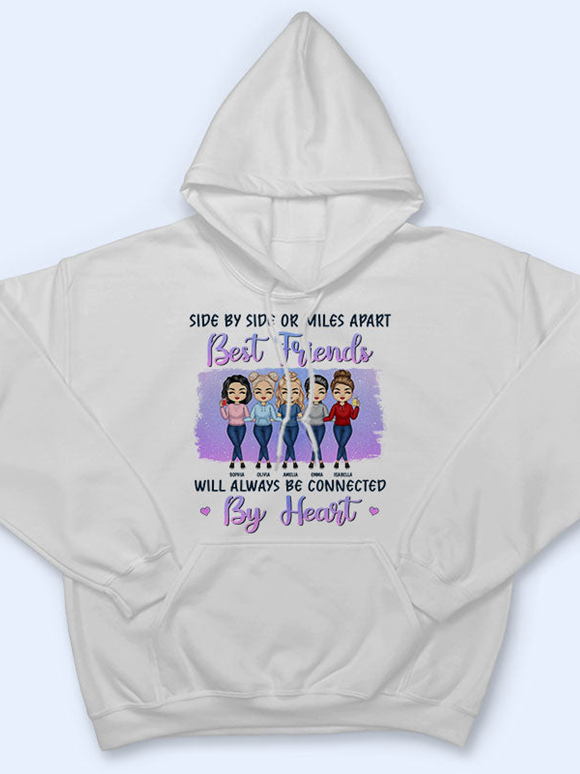 Brothers & Sisters We're Like A Really Small Gang Gift For Sibling & Bestie - Personalized Custom Hoodie 4