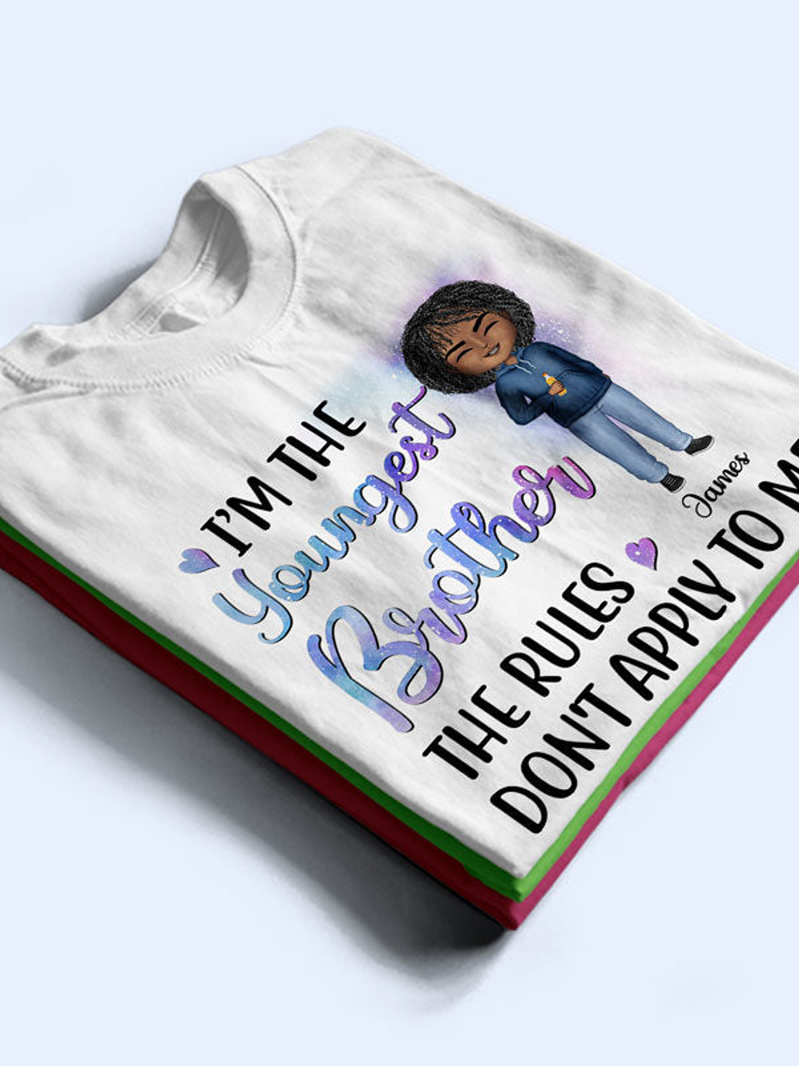 The Rules Sister Brother - Family Sibling Gift - Personalized Custom Hoodie 3