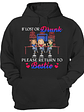 If Lost Or Drunk Please Return To Bestie Best Friends - Bestie BFF Gift - Personalized Custom T Shirt - thumbnail 1