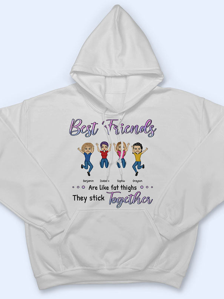 Brothers & Sisters Together Ready To Face Besties Siblings - Personalized Custom Hoodie 4