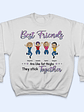Brothers & Sisters Together Ready To Face Besties Siblings - Personalized Custom Hoodie - Vorschaubild 5